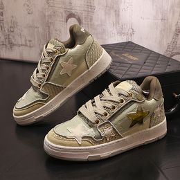 Men Leather Outdoor Walking Platform Tennis Casual Sneakers Fashion Designer Loafers Studenten Flat Shoes 806 179 5