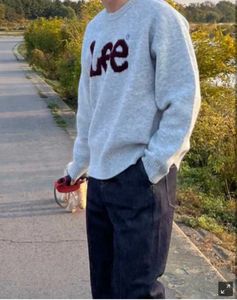 Hommes Lee Sweater Designer High Street Fashion High Street pull en coton pull tricots respirant pour hommes et femmes