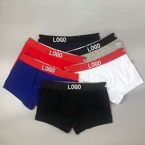 Mannen Brief Afdrukken Logo Onderbouters Mode Sexy Casual Merk Ondergoed Boxer Shorts Designers Modal Soft Ademend Slipjes 3 stks met dozen