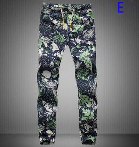 Mannen linnen broek nieuw ontwerp nieuw op die dagen broeken mannen casual versierde harem heren joggers lange stijl bloemen fz27412290884