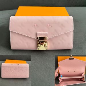 Lange portemonnee voor heren Dames Designer portemonnees Kaarthouder Portemonnee Paspoorthouders Zwart Kaarthouders met reliëf Mode Luxe portemonnees Sleuteletui Cross Body Clutch Bags