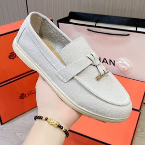 Men Loro Piano Shoe Summer Walk Lp Designer Chaussures Womans Flat Talon décontracté Man Tasman Loafers Robe en daim Moccasin Slip on Outdoor Run Shoe Low Top Sneakers Cuir