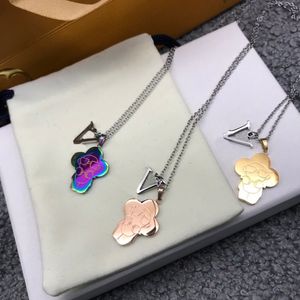 mannen luxe merk klaver cartoon pop ontwerper hanger kettingen dames heren retro vintage hiphop goth moissanite ketting choke ketting sieraden CHD2403097-12