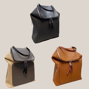 Hommes de luxe Designer sac à dos grande capacité sac à bandoulière en cuir femmes sacs à main Vintage sacs d'école de mode 3 couleurs sacs à dos en plein air Pack