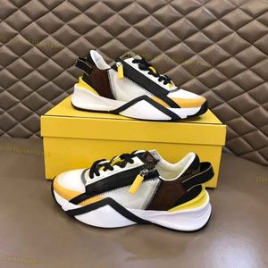 Hommes luxe FLOW parfait baskets confort chaussures décontractées hommes sport fermeture éclair en caoutchouc maille léger planche à roulettes extérieur coureur semelle Tech tissus chaussure d'entraînement