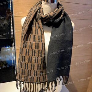 Mannen Luxe Winter Kasjmier Designer Sjaal Pashmina Voor Vrouwen Kwastje Warme Sjaal Mode Dames Sjaal Wol Lange Sjaals Wrap Letter 264S