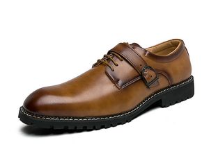 Zapatos de vestir de lujo para hombre, moda de primavera y otoño, traje Formal, zapato de cuero, estilo de fiesta de boda, botas para hombre