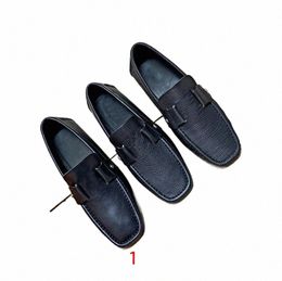 Men lvxnba Loafers canvas schoenen geglazuurde kalf lederen jurk printen bloemen mocassins met de hand gestikte vamp party trouwschoen