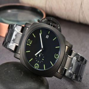 Heren heren luxe horlogehorloges quartz uurwerk montre de luxe polshorloges horloge roestvrij horlogeband