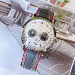 Men Mens S Quartz Watch 43mm Malelon -serie Montre Rainless Steel Case Fashion Business Chronograph Automatic Date Designer Watches