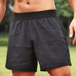 Men Mid Rise Shorts Quick Dry Sports Ademend Yoga Swift Fabric Joggers Lopen kort