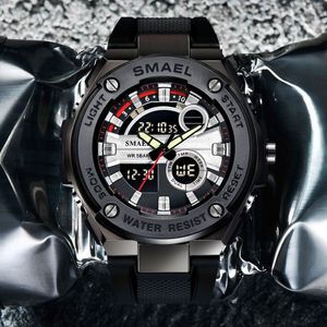 Hommes montres militaires marque de luxe SMAEL Sport montres à Quartz hommes montres relogio numérique 1625 Sport montres étanche Men239o