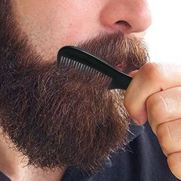 Hombres mini bolsillo peinador de barba cepillo facial barba peinando peluquería bigote belleza belleza cepillo de masaje de barba pein