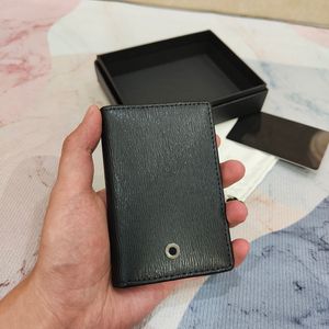 Men Mini Wallet Cardholder Multifunctionele slot Slot Bevindingskaart Case Cover Coin Purse Women Key Bag Leather Identity Driving ID Sleeve Luxe Designer Portemonnees