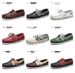 Hommes mocassins mode Docksides classique en cuir bateau chaussures marque Design conduite espadrilles décontractées appartements mocassins ST510 240312