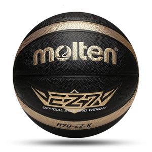 Ballons de basket-ball fondus pour hommes, taille officielle 7/6/5, matériau PU, haute qualité, Sports d'intérieur et d'extérieur, entraînement de match, basket-ball Topu 240127