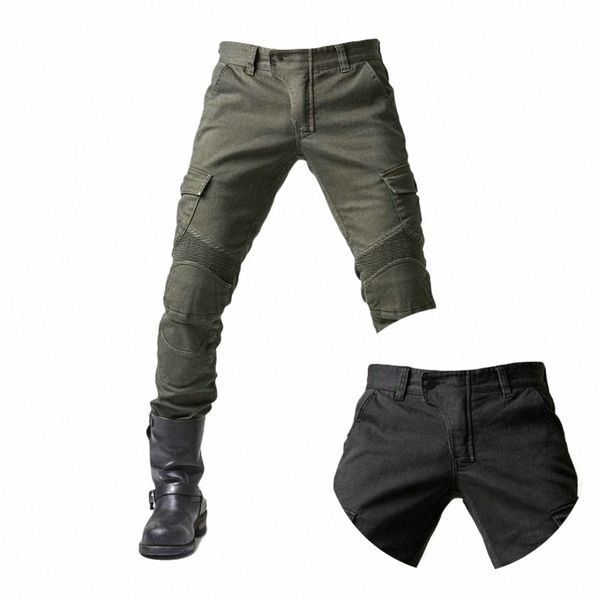 Hombres Pantalones de motocicleta Pantalones vaqueros de motocicleta Equipo de protección Montar Touring Pantalones de moto con engranajes de protección Verano Masculino 2022 Nuevo Y7Pm #