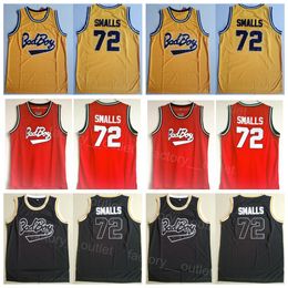 Hombres Película Bad Boy Notorious Big Basketball 72 Biggie Smalls Jersey Rojo Negro Amarillo Color del equipo Universidad Transpirable Todo cosido para fanáticos del deporte Algodón puro Alto / Top