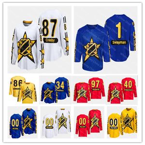 2024 Jerseys de hockey de gibier de star Brad Marchand Connor Bedard McDavid Mark Stone Jason Robertson Elias Pettersson Nathan Mackinnon Mark Scheifele Sam Reinhart Aho