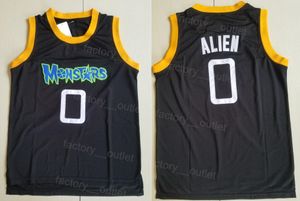 Hommes Film Monsters 0 Alien Basketball Jersey Team Couleur Noir Pur Coton Respirant Broderie Et Cousu Pour Les Fans De Sport Excellente Qualité En Vente Taille S-XXL