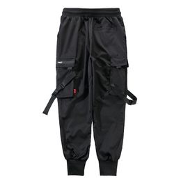 Pantalon sarouel multi-poches pour hommes, Streetwear, survêtement tendance, marque Cargo, pantalon bombardier parachutiste, 2020, 847