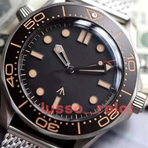 Hommes bracelet otan pas le temps de mourir montres pour hommes lunette en céramique mouvement automatique produits mécaniques Orologio James Bond 007359c