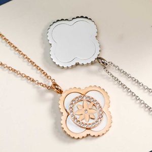 Colliers hommes créateur de bijoux créateur pour femmes colliers 18K or rose or chaîne en argent collier lettre circulaire fleur accessoire