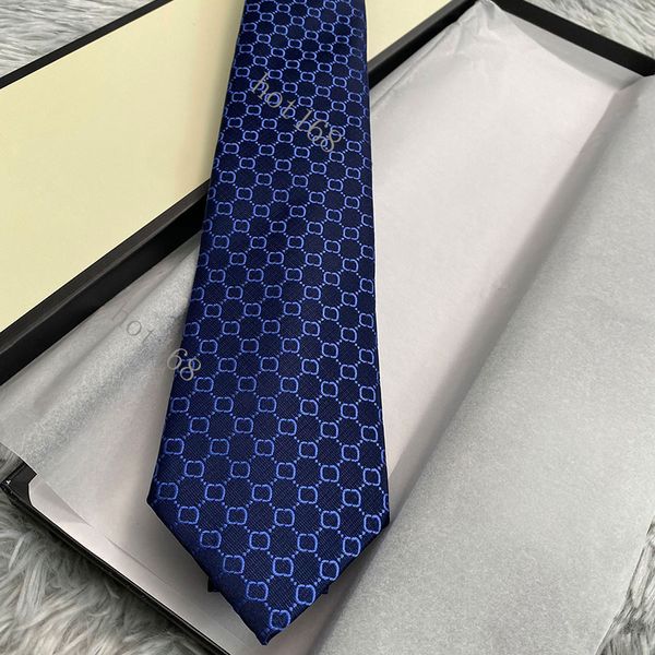 Hommes Cravate Conception Hommes Cravates Mode Cravate Lettre Imprimé Luxurys Designers Affaires Cravate Cravates Corbata Cravattino avec boîte
