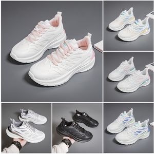 Hommes nouvelles chaussures de course randonnée femmes chaussures plates semelle souple mode blanc noir rose bleu sport confortable Z2019 GAI 429 Wo