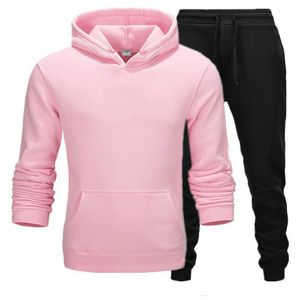 Hommes nouveau Survêtement hommes sport costumes gym course 2 pièces ensemble hommes survêtement Fitness jogging costume hommes Bodybuilding sportswear taille S-3XL WE