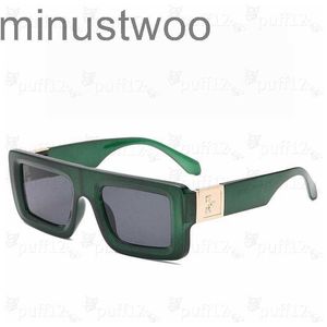 Heren Off-zonnebril Mode Luxe zonnebril Offs Wit Designer voor dames Klassieke stijl Hot Fashion populaire dikke plaat Zwart Wit Vierkant frame glas V1Y9