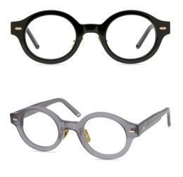 Men Optical Cames Lunettes Marque Femmes Retro Round Eyeglasses Frames Vintage Plank Spectacle Cadre Myopie Lunettes Black Eyewear Wi4917924