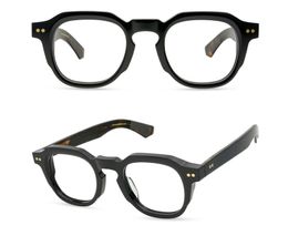 Mannen Optische Bril Merk Heren Vierkante Dikke Brilmonturen Vintage Mode Unisex Casual Plank Frame voor Vrouwen Hanmade Bijziendheid Brillen met doos