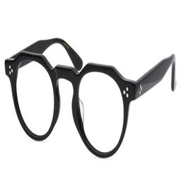 Men Optical Glassese Frame Round Spectacle Frames Retro Eyeglass Fashion Fashion Eyeglass Women Myopia Handmade Myopia Eyewear avec Box3260562