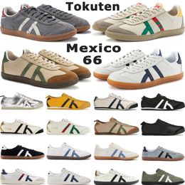 Hombres Zapatos para correr al aire libre Tiger Mexico 66 Tokuten Triple Negro Blanco Pure Gold Kill Bill Mujeres Deportes Entrenadores tamaño 4-11
