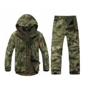 Hommes Outdoor Vestes Imperméables TAD V 5.0 XS Softshell tenue de chasse vêtements thermiques Tactique Camping randonnée souffle Sport Suit Livraison Gratuite