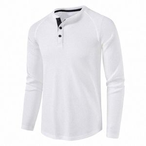 T-shirt surdimensionné pour hommes Blouses Casual Lg Sleeve T-shirts Soild Top Tees Chemise blanche Homme Respirant Gym Top Tees Homme Vêtements d95D #
