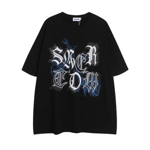 Mannen Oversized T-shirt Streetwear Foam Brief Grafische Print T-shirt Hip Hop Punk Gothic Losse Shirts 2024 Harajuku Casual Tops Tee