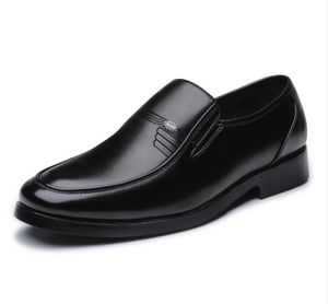 Hombres estampados de oxford zapatos de vestir de estilo clásico de cuero de gamuza marrón naranja encaje de café formal