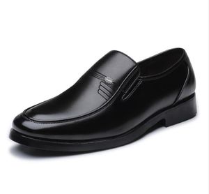 Hommes Oxford imprime Style classique chaussures habillées en cuir vert noir à lacets formel mode affaires