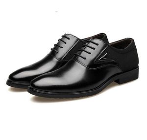 Hommes Oxford imprime des chaussures habillées de Style classique en cuir noir marron rouge à lacets mode formelle affaires