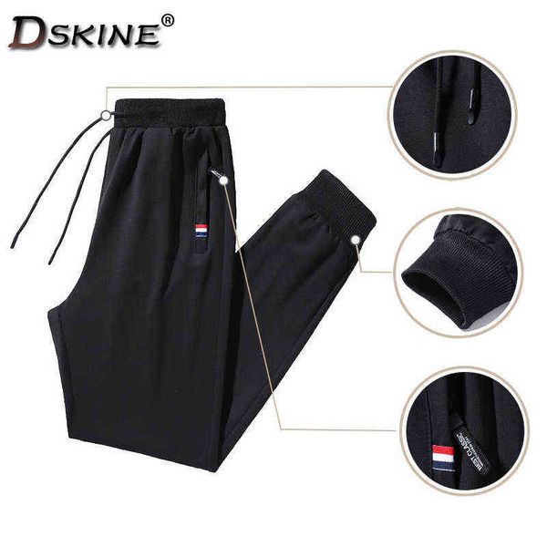 Pantalones de hombre Joggers Fitness Casual Quick Tie pierna seca pantalones de adiestramiento al aire libre transpirable Slim elasticidad pierna recta 0124