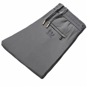 Pantalons pour hommes Tendance Coupe décontractée Pantalon taille moyenne Pantalon de jogging Pantalon de style coréen Pantalon à lacets Streetwear g6xv #