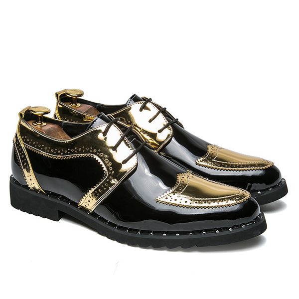 Hommes chaussures plates Crocodile chaussures formelles en cuir marron hommes mocassins chaussures habillées chaussures de loisir à la mode Zapatos Hombre bottes