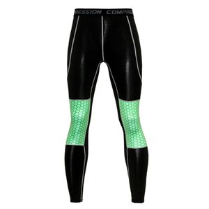 Mannen Patroon Compressie Broek Mens Fitness Bodem Joggers CrossFit Skinny Leggings Sneldrogende Sweatpants Mannelijk