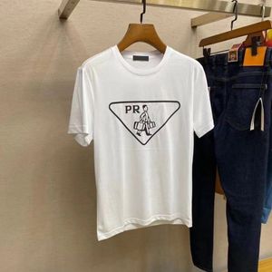 Men PD S T -stukken zomer 100% katoen Korea mode T -shirt mannen/vrouw causaal o nek basisthirt t -shirt mannelijke hoogwaardige tops