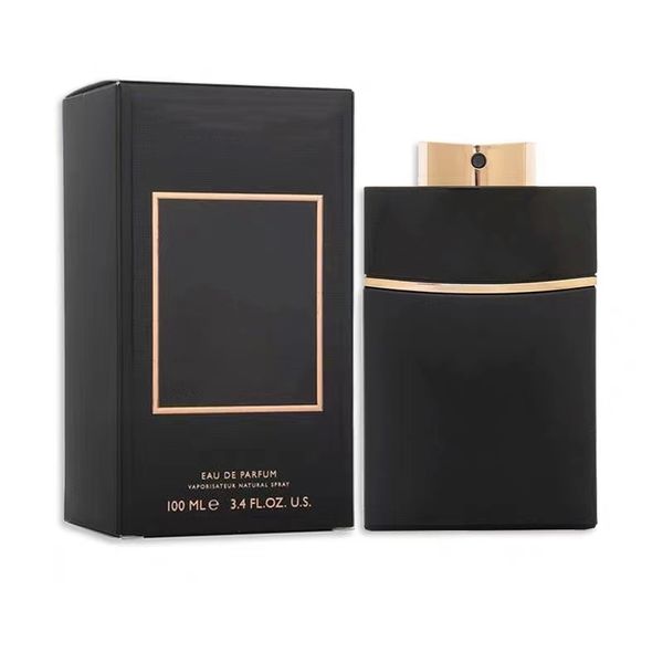 Perfume para hombre Hombre en negro Perfumes de fragancia de larga duración Spray Colonia con olor agradable para hombre