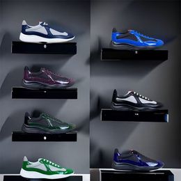 2023 Americas Cup Mannen Vrouwen Platform Catwalk Ster Roze Blauw Zwart Kleuraanpassing Dikke Zolen Oude Paar Schoenen Sport Lage Top Sneakers Trainers Maat 35-48