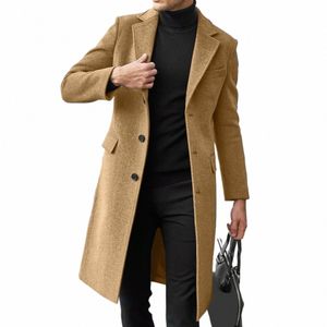 Hommes Plus Taille Manteau d'hiver Col à revers Lg Manches Veste en cuir rembourré Vintage Épaissir Manteau léger Veste de pluie pour hommes X0EI #