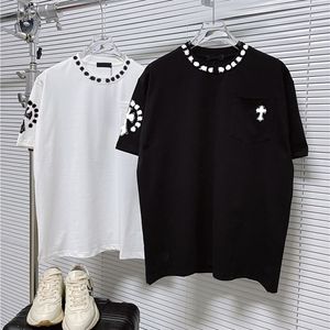 Hommes plus t-shirts Polos Round Designer T-shirt Plus Size Neck Espoir de style Polar et imprimé avec Street Pure Cotton Us Size S-XL